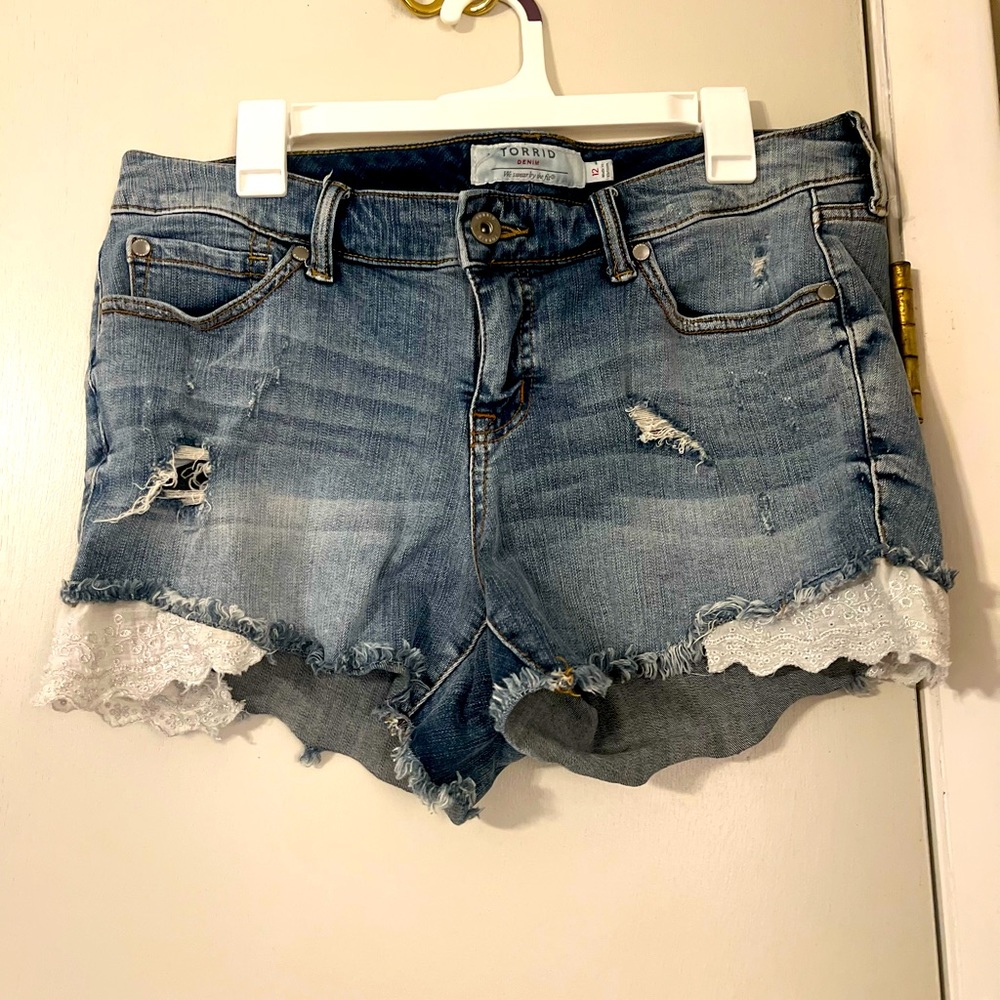 Torrid Jean Shorts